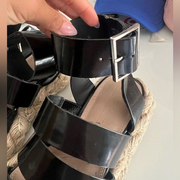 NEW ASOS DESIGN Jao chunky espadrille sandals size 3 - Picture 7 of 8